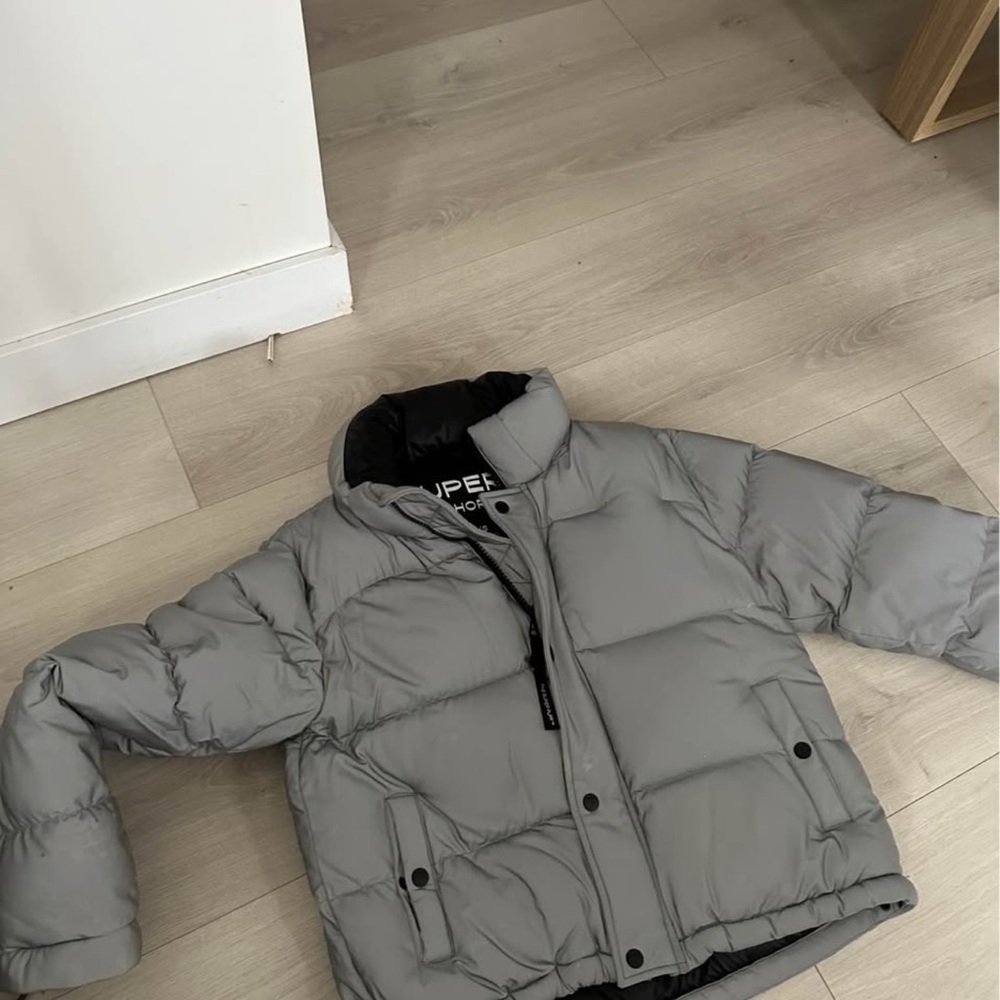 Gray Puffer Jacket
